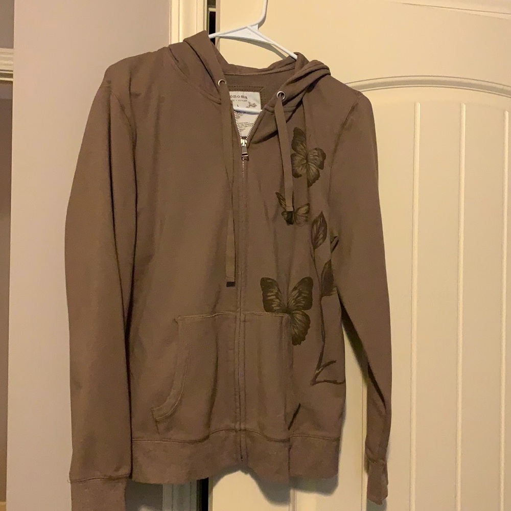 Lightweight Zip Hoodie - Large